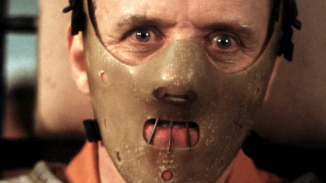 El clásico psicópata: Hannibal Lecter. (Imagen de la película "El silencio de los inocentes") El clásico psicópata: Hannibal Lecter.