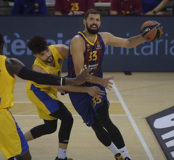A falta de 1:44 para el final del partido, el equipo israelí perdía por cuatro puntos. (MANEL MONTILLA) A falta de 1:44 para el final del partido, el equipo israelí perdía por cuatro puntos.