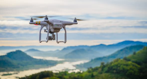 Uno de los drones fabricados por la empresa DJI. 