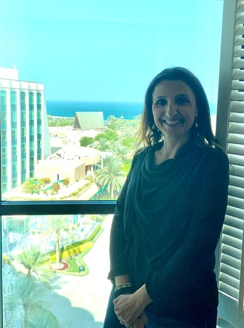 Fleur Hassan-Nahoum en Manama, Bahrein.