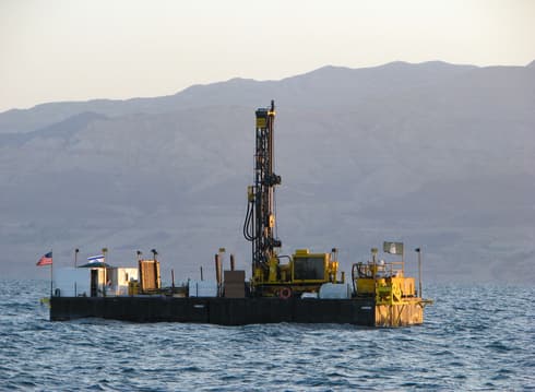 El lugar donde se llevó a cabo la investigación en el Mar Muerto. (Universidad de Tel Aviv) El lugar donde se llevó a cabo la investigación en el Mar Muerto.