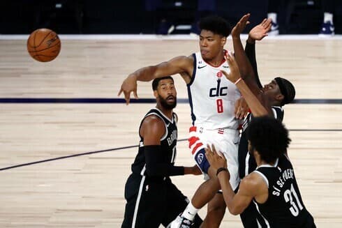 Rui Hachimura, de los Washington Wizards. 