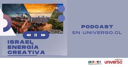 Flyer de promoción del podcast. 