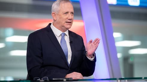 Benny Gantz, ministro de Defensa. 