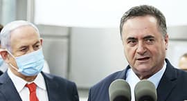 El primer ministro de Israel, Benjamín Netanyahu, y su ministro de Finanzas, Israel Katz. (Amit Shabi) El primer ministro de Israel, Benjamín Netanyahu, y su ministro de Finanzas, Israel Katz.