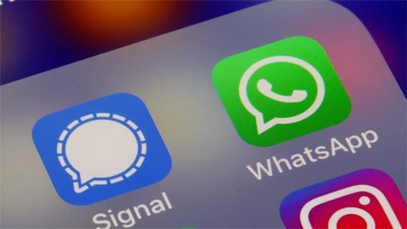 La aplicación de mensajería Signal ha aumento 18 veces su cantidad de descargas en los últimos días. 