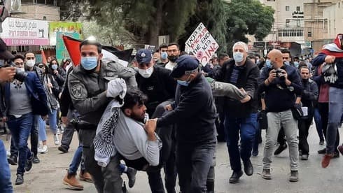 Protestas en Nazaret.