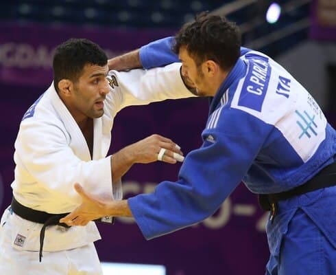 Saeid Molaei en acción.