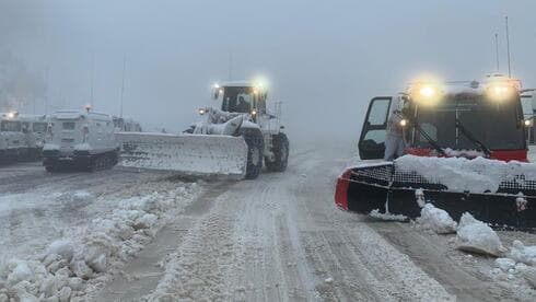 Nieve en el Monte Hermón.