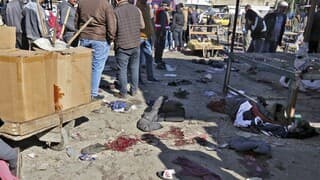 Sangre y destrucción en el centro de Bagdad.
