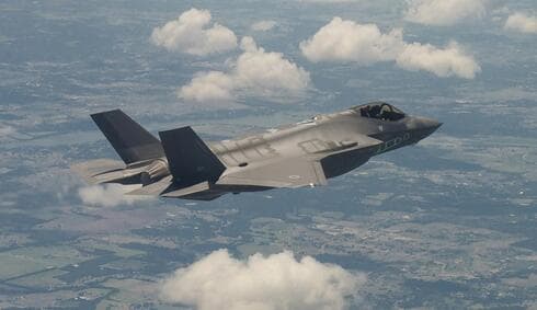 Avion israelí F-35. 