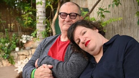 Uri Levy y su hija, Efrat.