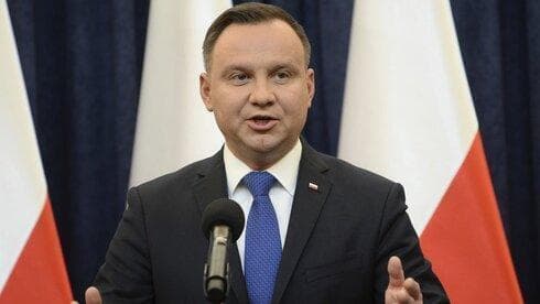 Presidente polaco Andrzej Duda. 