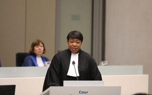 La fiscal jefe de la Corte Penal Internacional, Fatouh Bensouda, en la apertura del año judicial del tribunal en La Haya, el 23 de enero de 2020. (AJN) La fiscal jefe de la Corte Penal Internacional, Fatouh Bensouda, en la apertura del año judicial del tribunal en La Haya, el 23 de enero de 2020.