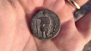 Figura del dios sirio de la luna. 