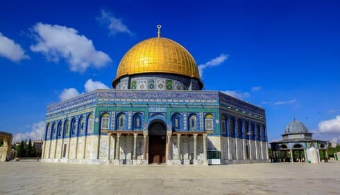 El complejo del Monte del Templo, sitio de la Mezquita Al Aqsa y la Cúpula de la Roca, en la Ciudad Vieja de Jerusalem. (Sliman Khader) El complejo del Monte del Templo, sitio de la Mezquita Al Aqsa y la Cúpula de la Roca, en la Ciudad Vieja de Jerusalem.