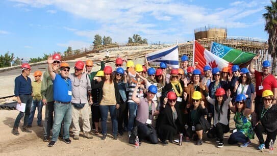 Una delegación del Fondo Nacional Judío de Canadá durante una visita a Israel en 2019. (Fondo Nacional Judío) Una delegación del Fondo Nacional Judío de Canadá durante una visita a Israel en 2019.
