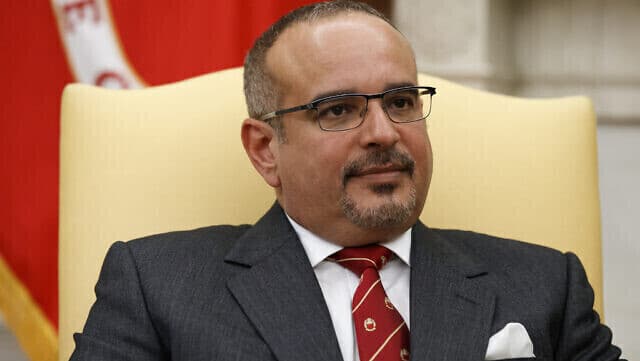 El príncipe heredero de Bahréin, Salman bin Hamad Al Khalifa. 