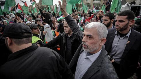 Yahya Sinwar, líder de Hamas, luego de ser reelecto en marzo. 