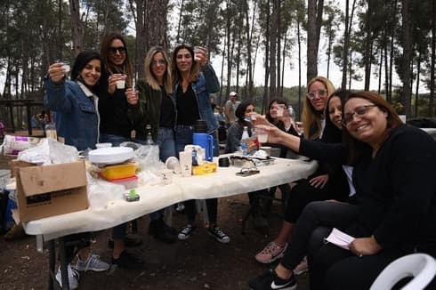 Picnic en el parque Ayalon. 