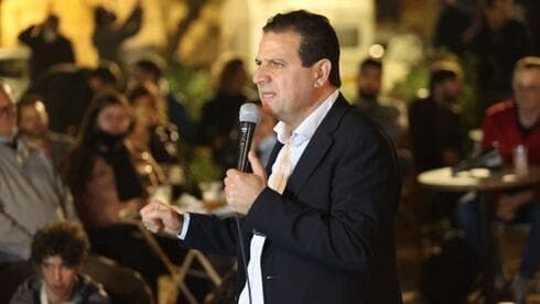 El líder de la facción predominantemente árabe de la Lista Conjunta, Ayman Odeh, durante un acto proselitista en Tel Aviv a principios de este mes. 