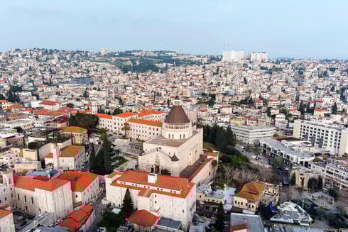 Basílica de la Anunciación en Nazaret, en el norte de Israel. 