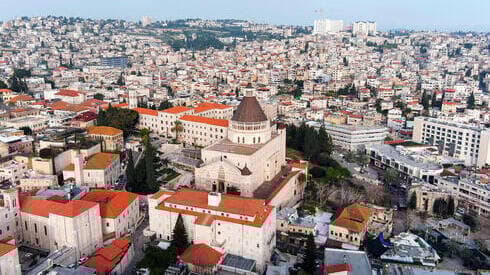 Basílica de la Anunciación en Nazaret, en el norte de Israel. 