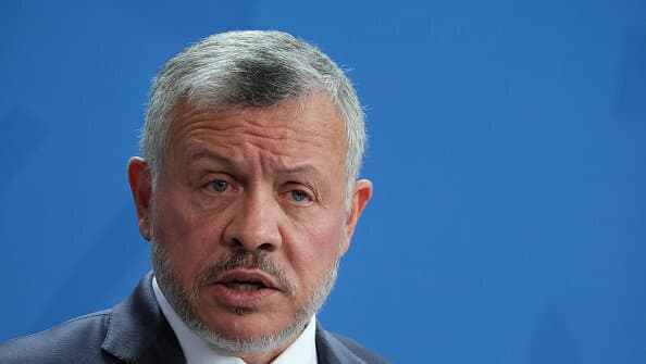 Rey Abdullah de Jordania. 