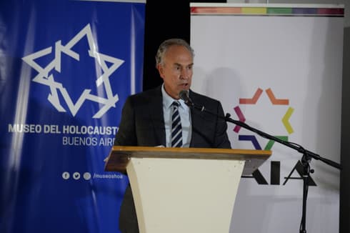 Marcelo Mindlin, presidente del museo, resaltó que en Argentina "la memoria del Holocausto es una verdadera política de Estado". (Museo del Holocausto de Buenos Aires) Mindlin Museo del Holocausto