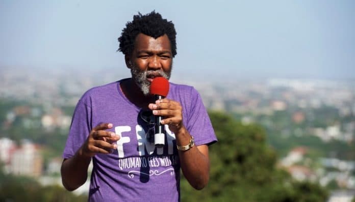 Lwazi Lushaba, activista sudafricano del BDS.