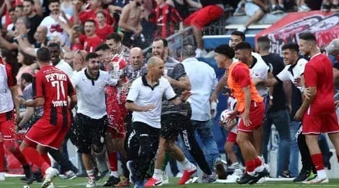 El triunfo ante Ness Ziona decretó el ascenso de Hapoel Jerusalem a la Ligat Ha´al. (ONE) Hapoel Jerusalem