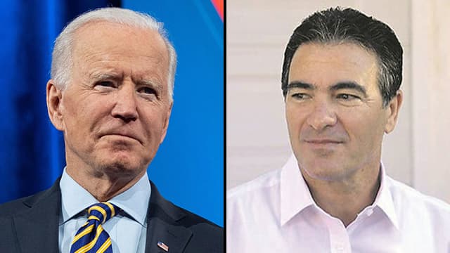 El cuchillo El jefe del Mossad, Yossi Cohen (derecha), se reunió con el presidente de Estados Unidos, Joe Biden, en la Casa Blanca.por la terrorista en el intento de ataque.