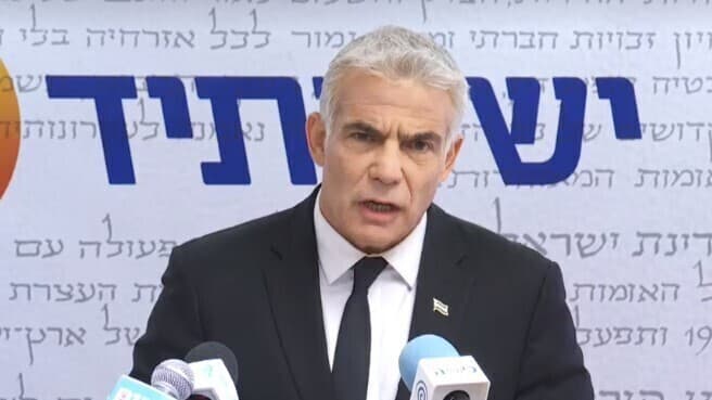 Yair Lapid, líder de Yesh Atid. 