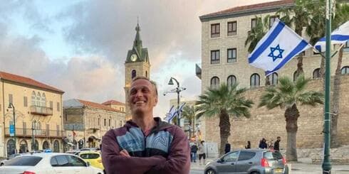 Javo Rocha, director de teatro argentino, en sus primeros días en Israel. (Cortesía Javo Rocha) Javo Rocha, director de teatro argentino, en sus primeros días en Israel.
