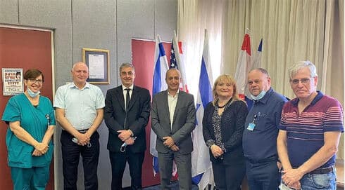La comitiva israelí que viajó a Argentina. 