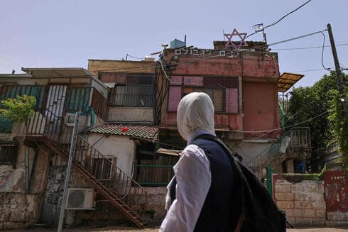 La casa de un ciudadano judío en el barrio Sheikh Jarrah en Jerusalem Este. 