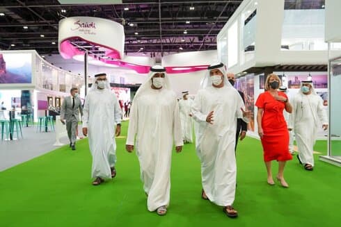 Primer presencia de Israel en el Arabian Travel Market y la vuelta a la presencialidad en EAU. (AP) Arabian Travel Market
