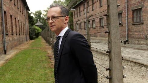 El ministro de Relaciones Exteriores de Alemania, Heiko Maas, durante una visita a Auschwitz. 