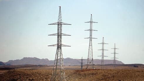 Líneas eléctricas en el sur de Israel. 