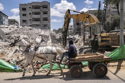 Destrucción en Gaza tras bombardeos de las FDI.