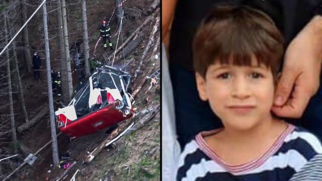 Eitan, el único sobreviviente del accidente. 