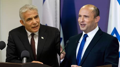 Yair Lapid, de Yesh Atid, y Naftali Bennett, de Yamina.