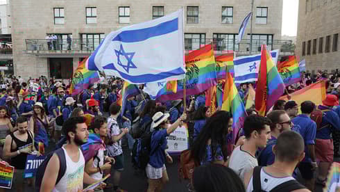 Marcha del Orgullo Gay en Jerusalem en 2019. 