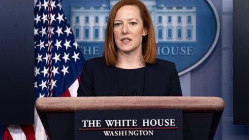 Jen Psaki, vocera de la Casa Blanca. 
