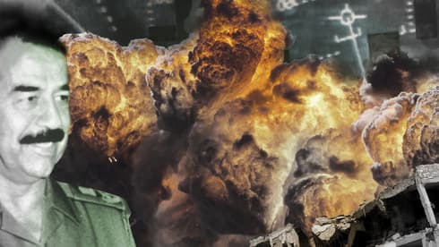 Saddam Hussein y el bombardeo israelí al reactor nuclear iraquí en 1981. (AFP, AP, FDI, Gil Nechustan, Shutterstock) Saddam Hussein y el bombardeo israelí al reactor nuclear iraquí en 1981.