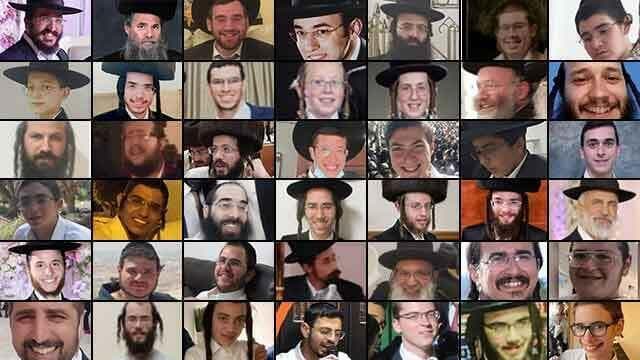 Las 45 víctimas del desastre del Monte Meron.