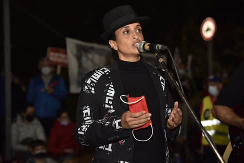 La cantante Achinoam Nini en Tel Aviv.