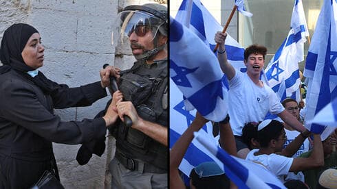 La Marcha de las Banderas se realizará el domingo, en medio del temor a enfrentamientos con palestinos de Jerusalem Este. (Amit Shavi) Marcha Banderas