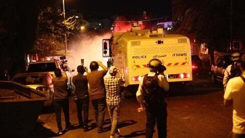 Violentos enfrentamientos en Sheikh Jarrah, en Jerusalem Este, antesala de la guerra de mayo de 2021 entre Israel y Hamás. (TPS) Violentos enfrentamientos en Sheikh Jarrah, en Jerusalem Este.