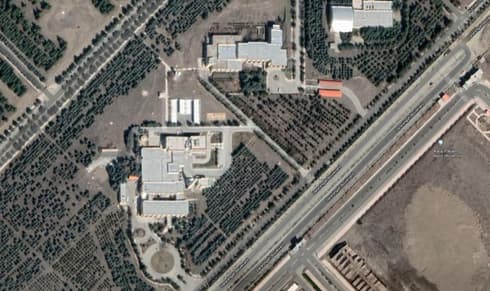 Imagen satelital de la planta ubicada cerca de Karaj, Irán. 